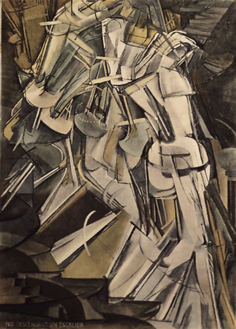 Nude Descending A Staircase No Marcel Duchamp Oil On