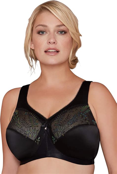 Bramour By Glamorise Womens Full Figure Plus Size Wirefree Magiclift