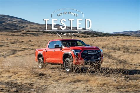 In Car And Driver Testing Toyotas New Trd Pro Hybrid Pickup Was