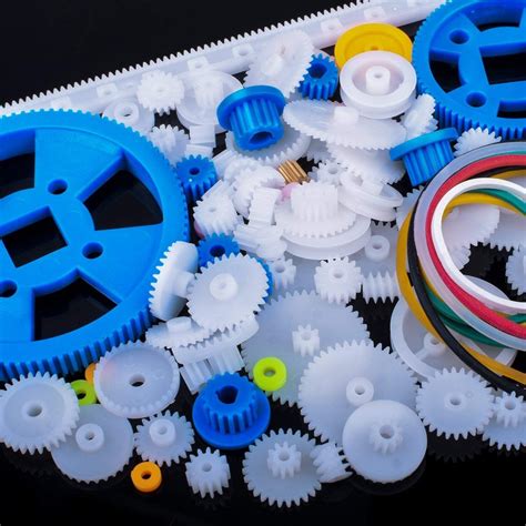 80pcs Plastic Diy Robot Gear Kit Gearbox Motor Gear Set For Diy Car
