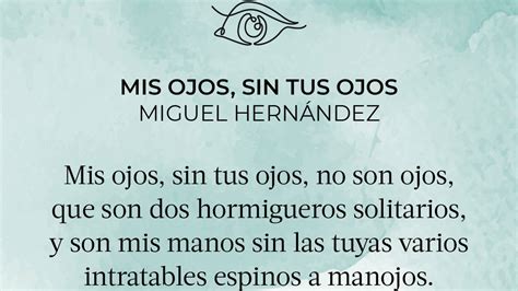 Miguel Hernández Poemas Cortos Famosos Para Compartir