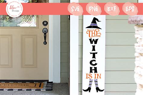 Halloween Porch Sign The Witch Is In Svg Cut Files 846916 Cut