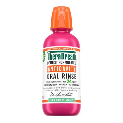 Therabreath Healthy Smile Sparkle Mint Oral Rinse Shop Mouthwash At H E B