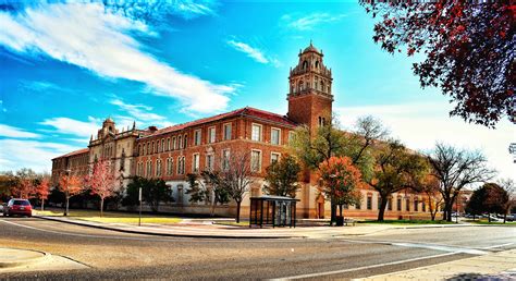 A View Of The Admin Building At Texas Tech University In Lubbock Tx