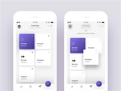 Todo lists are the most overused example for a good reason — they're fantastic practice. ToDo list app - lists and remove task screen by Maciej ...