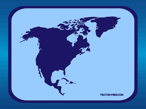 North America Continent Vector Art And Graphics