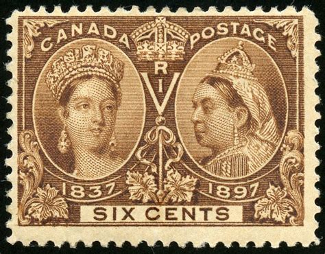 Buy Canada 55i Queen Victoria Jubilee Mint Fine 1897 6¢ Vista