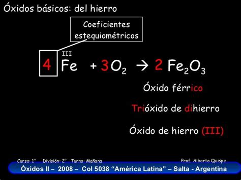 Oxidos De Hierro