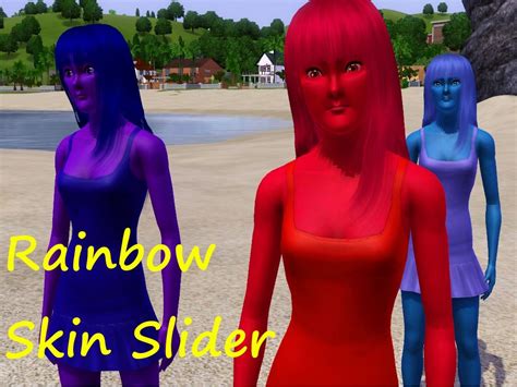 Mod The Sims Rainbow Skin Slider