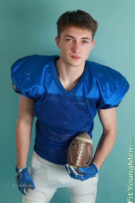 Fit Young Men Model Tom Wort American Footballer