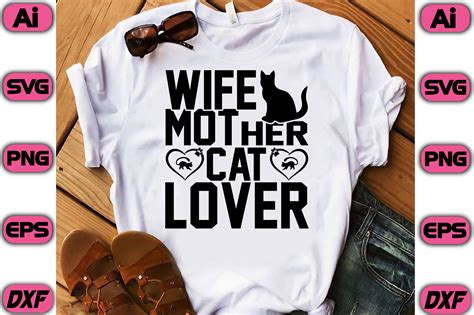 Wife Mother Cat Lover Graphic By Craftlab98 · Creative Fabrica