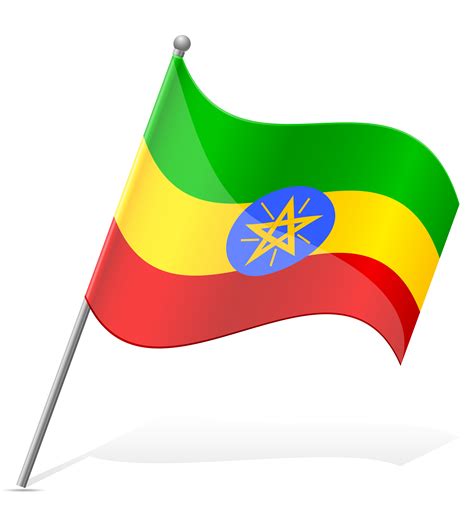 Flag Of Ethiopia Vector Illustration 514993 Vector Art At Vecteezy