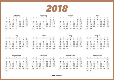 Calendars Printable Twitter Headers Facebook Covers Wallpapers 2018 Calendar Printable