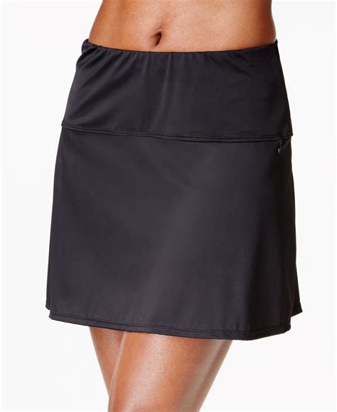 Miraclesuit Tummy Control Swim Skirt In Black Lyst