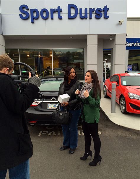 Morgan Interviewing A Customer At Sport Durst Hyundai Flickr