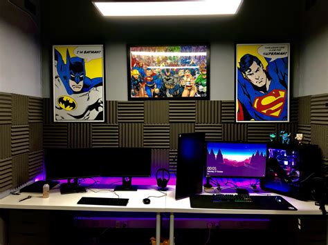 Just Added Some Acoustic Panels To My Setup Video Game Room Design