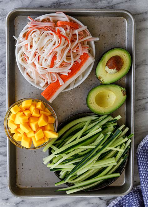 Cucumber Mango Crab Salad Recipe Kani Salad Recipe — Eatwell101