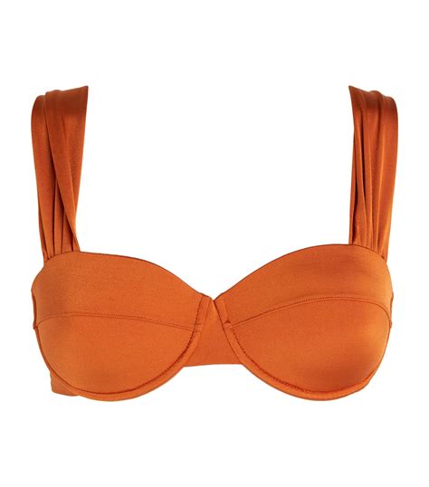 Evarae Audrey Balconette Bikini Top | Harrods LU