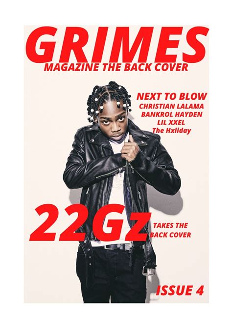 Alicia Grimes Announces Today That The 4th Issue Of Grimes Magazine