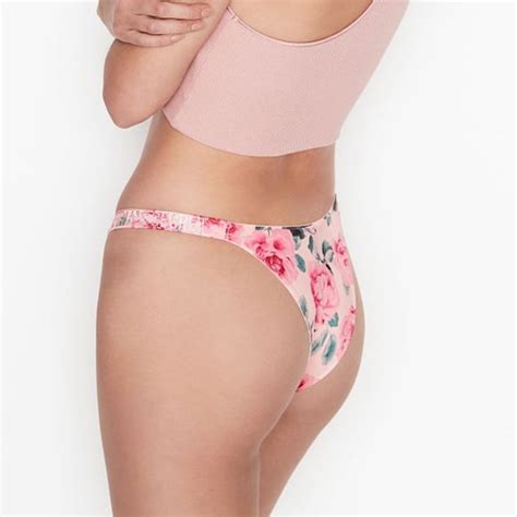 Victorias Secret Intimates And Sleepwear Victorias Secret Brazilian Panty Shine Strap Rose