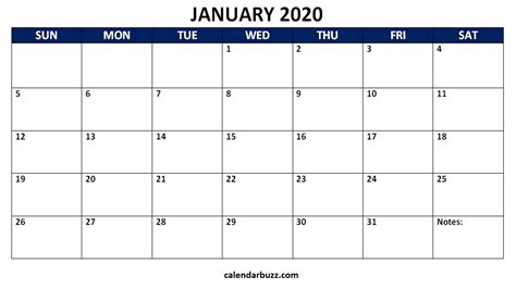 Universal Free Fill In Calendars In 2020 Printable Blank Calendar