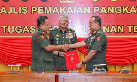 Serah Terima Tugas Pegawai Kanan Td Berita Tentera Darat Malaysia
