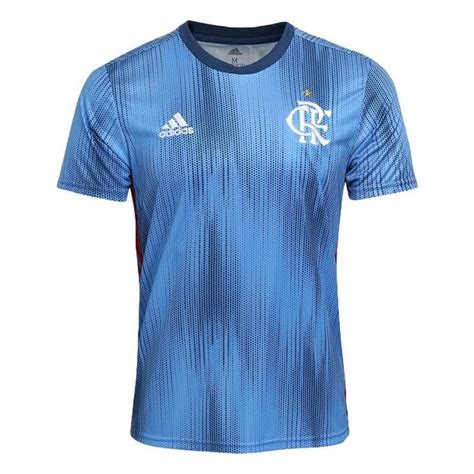 Camisa Flamengo Iii 2018 Sn° Torcedor Adidas Masculina Azul Netshoes