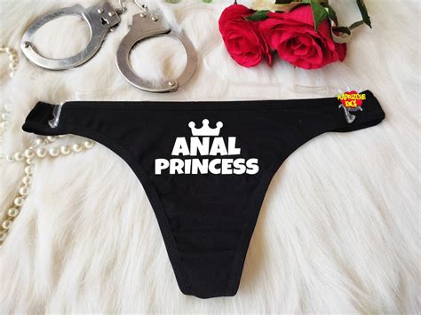 Anal Princess Thong Hot Wife Naughty Panties Fetish Lingerie Submissive Panties Bdsm Thongs