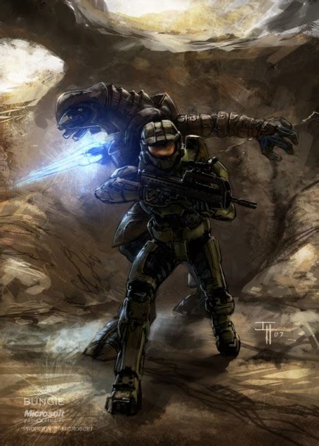 A Gallery Of Excellent Halo Concept Art From Bungies Isaac Hannaford