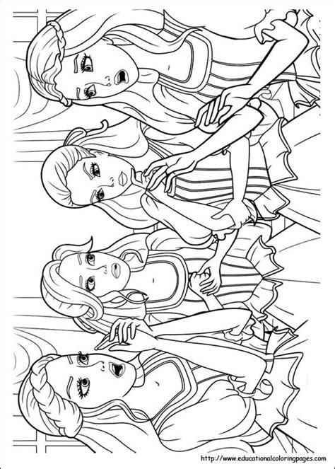 barbie   musketeers coloring pages educational fun kids coloring pages  preschool