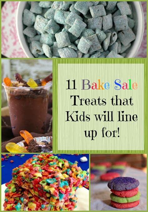 My little boy is becoming a teenager now and he is always busy eating and growing. Bake Sale Treats the Kids will line up for!