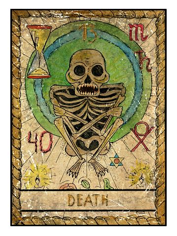 For a larger party of five and six, a card is added to the deck to spice up the action. The Old Tarot Card Death Stock Illustration - Download Image Now - iStock