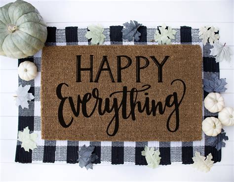Happy Everything Free Holiday Svg Diy Doormat Pineapple Paper Co