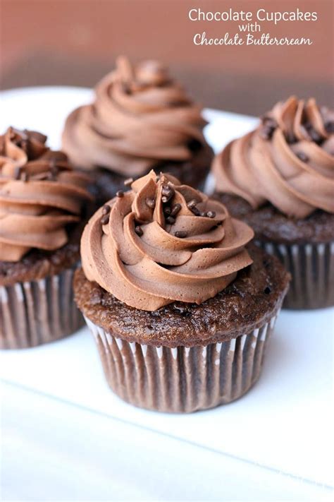 Chocolate Cupcakes With Chocolate Buttercream Frosting Recipe Easy