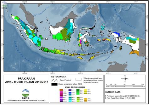 Klik pada peta di atas untuk download. Prakiraan Musim Hujan 2016/2017 Di Indonesia | BMKG