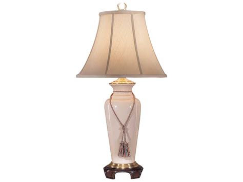 Wildwood Lamps Buff Crackle Wildwood Porcelain Table Lamp Wl8623