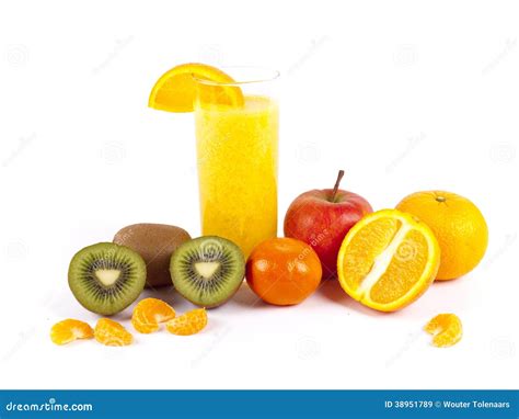 Freshly Squeezed Fruit Juice Stock Image Image Of Beverage