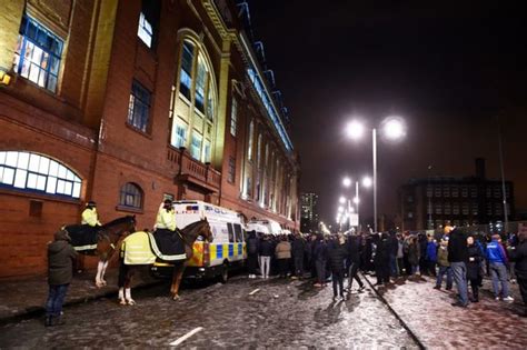 Man Arrested After Protest By Rangers Fans Outside Ibrox Stadium And More Arrests Set To