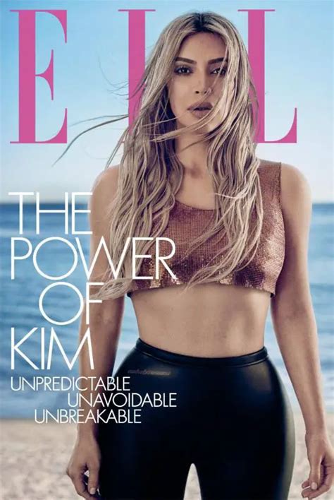 Kim Kardashian In Elle Magazine April 2018 Hawtcelebs