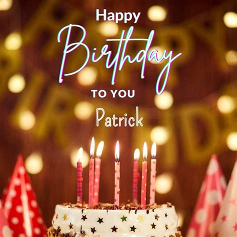 Hd Happy Birthday Patrick Cake Images And Shayari