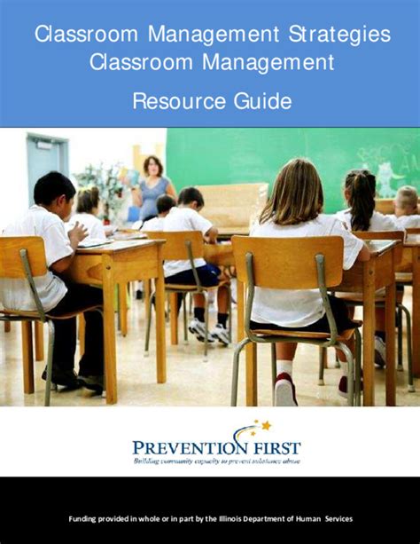 Pdf Classroom Management Resource Guide Classroom Management