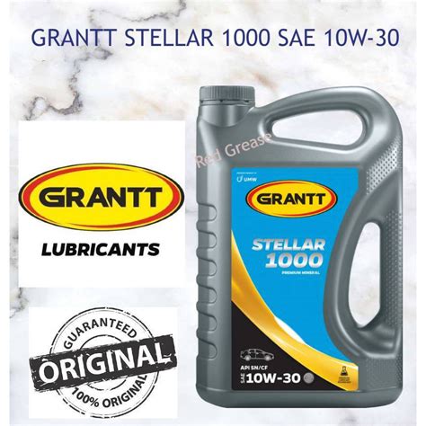 The numbers refer to the weight and thickness, or viscosity, of the oil. Minyak Hitam GRANTT STELLAR 1000 SAE 10W-30 Engine Oil ...