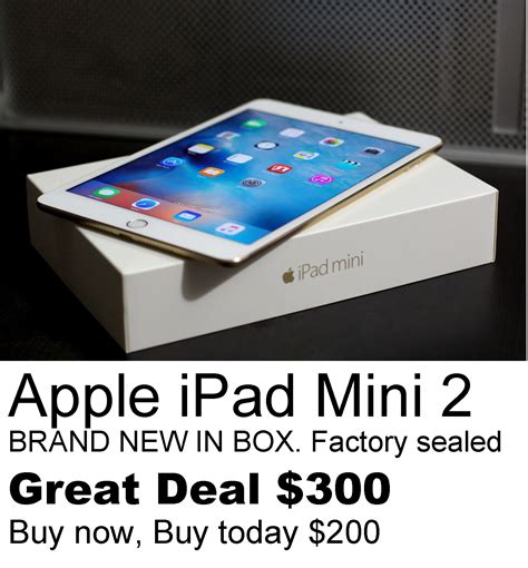 Apple Ipad Mini 2 Brand New In Box Factory Sealed Brand New Never