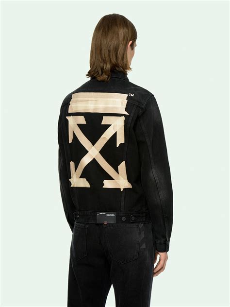 Black Denim Jacket Off White Official Site