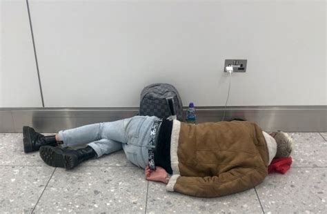 Former Soldier 85 Among Homeless People Living At Heathrow Airport