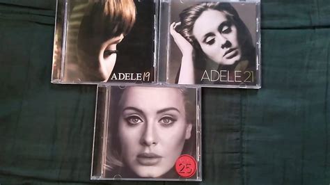Adele 19 21 And 25 Cd Unboxing Youtube