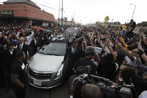 Photos Thousands Gather To Remember Nipsey Hussle Across America