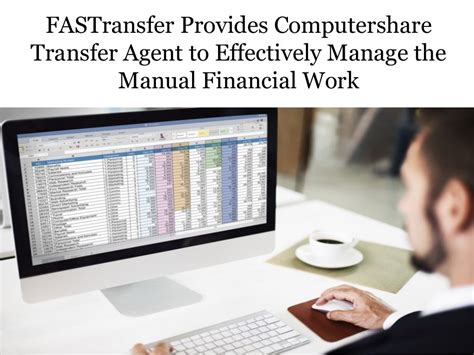 Fastransfer Provides Computershare Transfer Agent To Effectively Mana