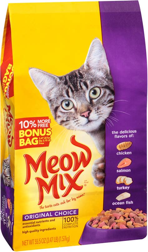 Meow Mix Dry Cat Food 555 Fl Oz 347 Lb