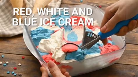 How To Make Red White And Blue Ice Cream Youtube